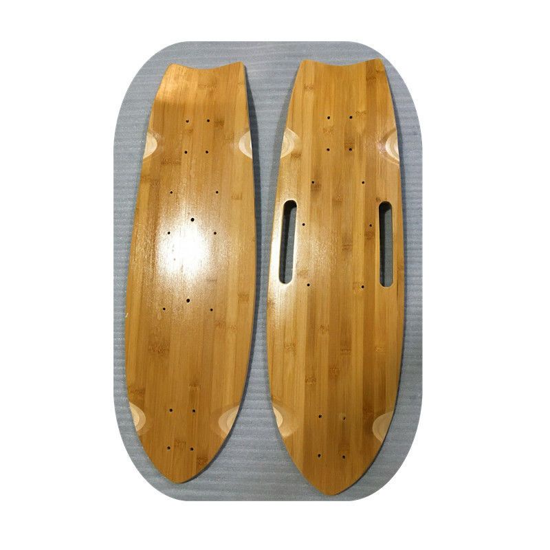 店家推薦##電動滑板板面電動滑板車配件大魚板板面沖浪板板面竹木滑板專業版