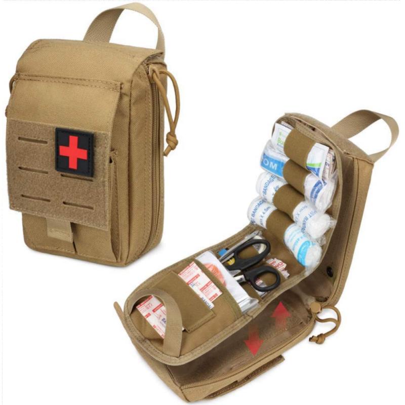 1000D戶外登山騎行戰術快拆醫療包EMT應急藥品收納包MOLLE腰掛包