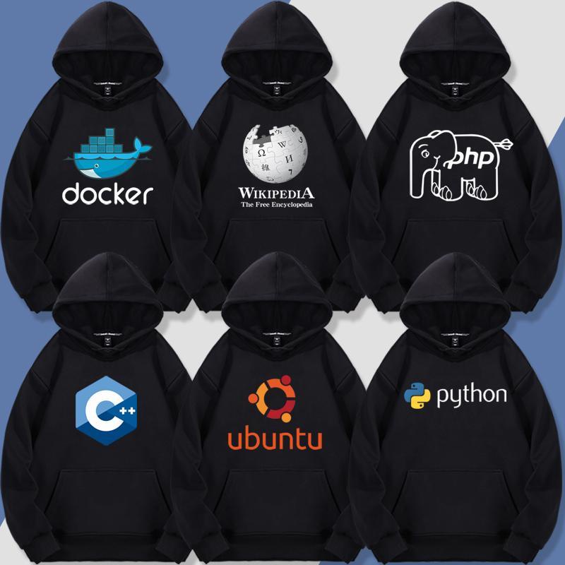 維基百科docker php c++ ubuntu python周邊連帽衫衛衣外套衣服潮