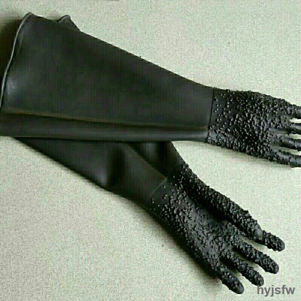店長推薦噴砂手套加厚顆粒耐磨噴砂機專用手套