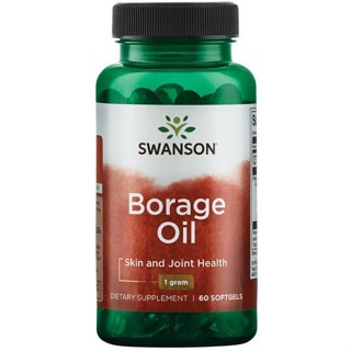 【Swanson】免運 天然琉璃苣油 EFAS Borage Oil 1000mg 60顆