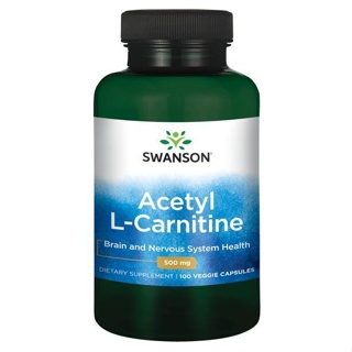 【Swanson】免運 乙醯左旋肉鹼 Acetyl L-Carnitine 卡尼丁 500mg 100顆