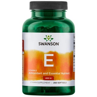 【Swanson】免運 Natural Vitamin E 天然維他命E 400IU 250顆