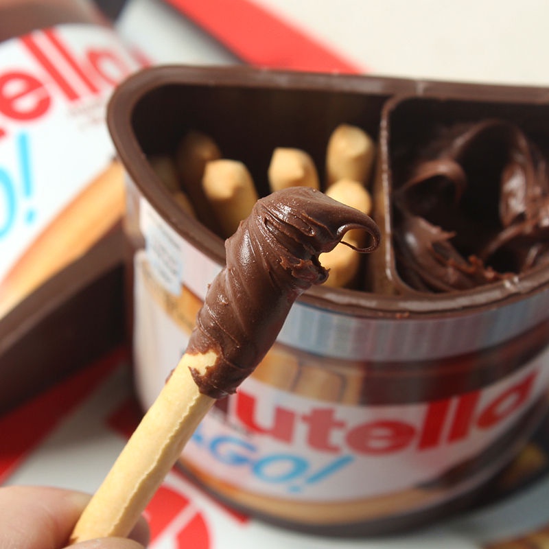 心心美食坊 費列羅Nutella 能多益榛子巧克力醬手指餅干48g