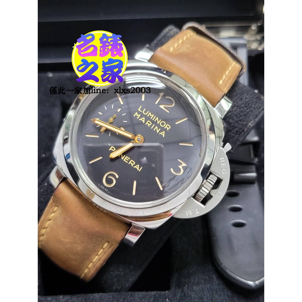 已交流 PANERAI 沛納海 PAM422 三日動力儲存 47mm Luminor 手上鍊 三明治 透背