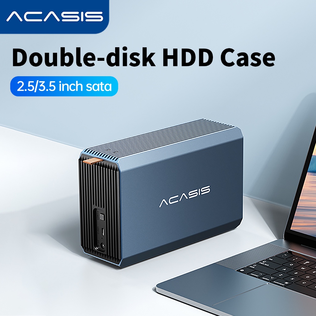 ✥【阿卡西斯】ACASIS 3.5寸硬碟盒 SATA磁片陣列盒 RAID陣列
