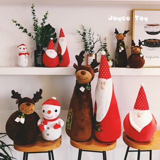 聖誕老人公仔毛絨玩具雪人玩偶聖誕節禮物裝飾品麋鹿聖誕樹會站立 玩偶 公仔 聖誕公仔 公仔