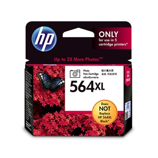 HP #564號 XL 大容量黑色相片墨水匣 CB322WA 適用印表機 HP D5460 / C5380 / C63