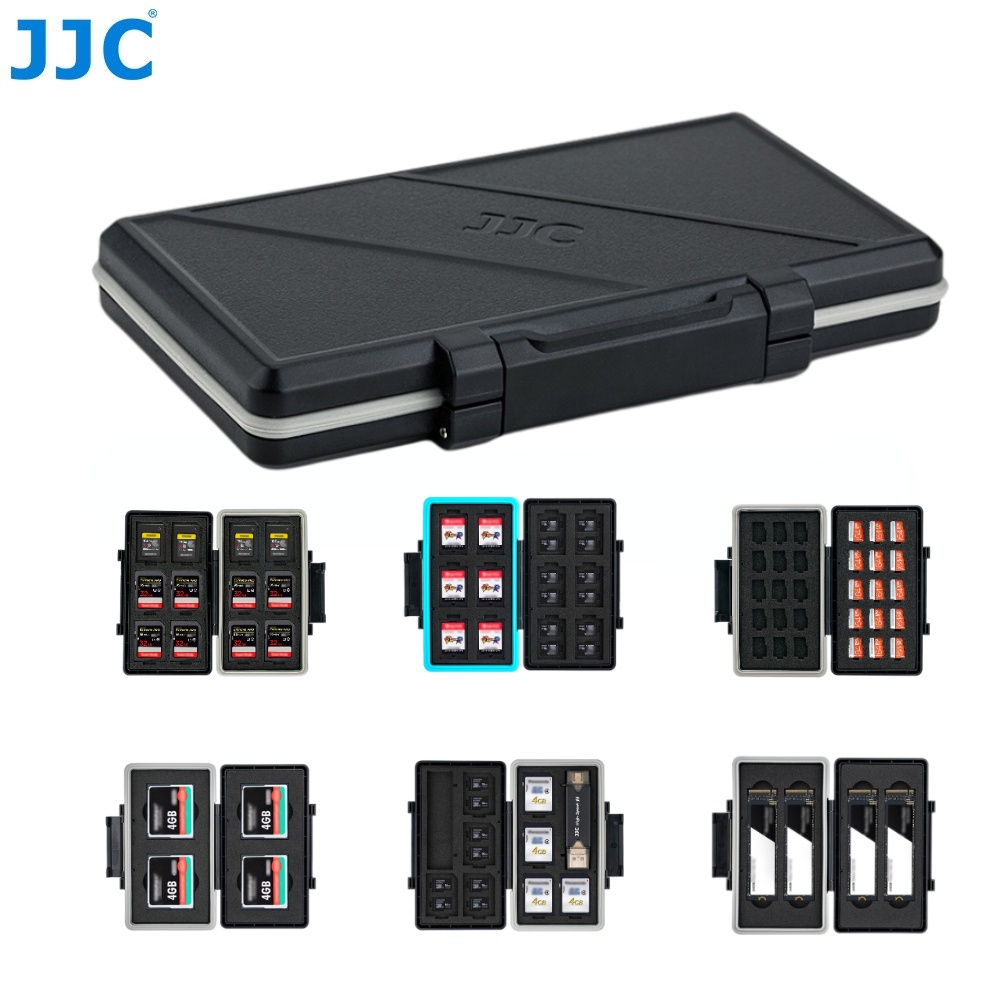 ☞JJC 記憶卡盒 收納 SD Micro SD XQD CFexpress A B M2 2280 S