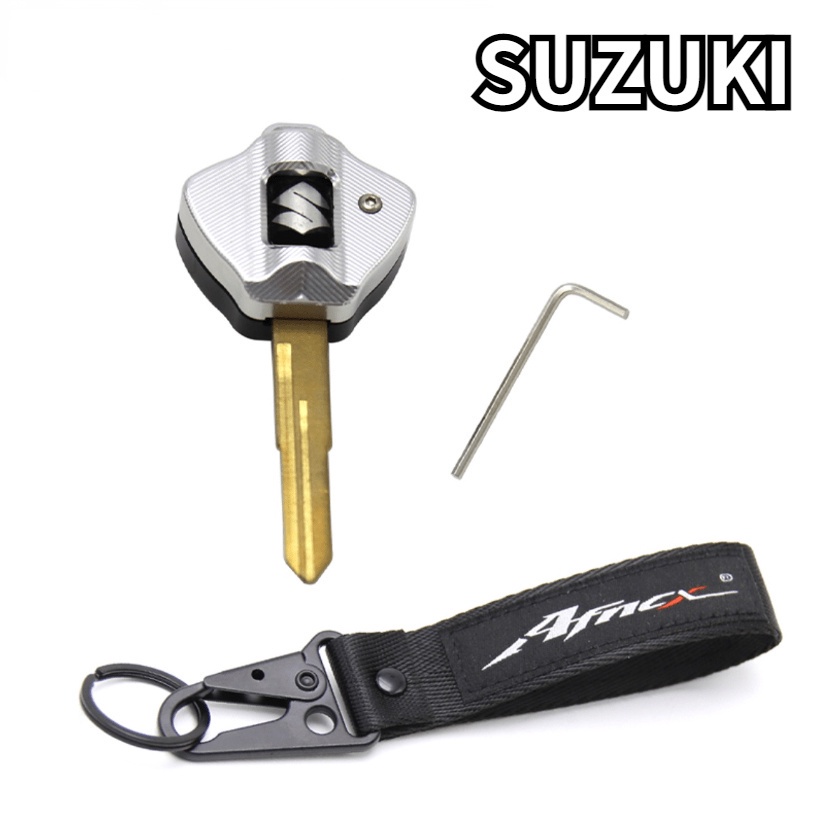 【精選熱銷】SUZUK機車鑰匙保護套Ktn DL650 GSXR750鑰匙鋁合金保護殼 小友優選