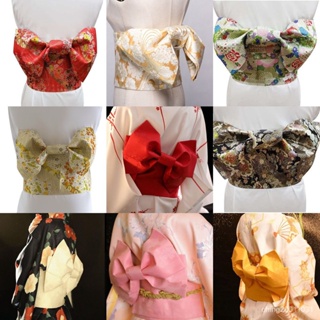 和服腰封後背立體蝴蝶結織錦多色和服配飾搭配日本和服定型寫真 A7SX