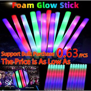 20pcs Foam Light Stick Concert Colorful LED Light Stick Chee