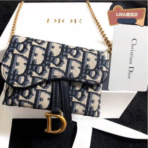Dior 老花小包 鏈條包 minn 超可愛的零錢包