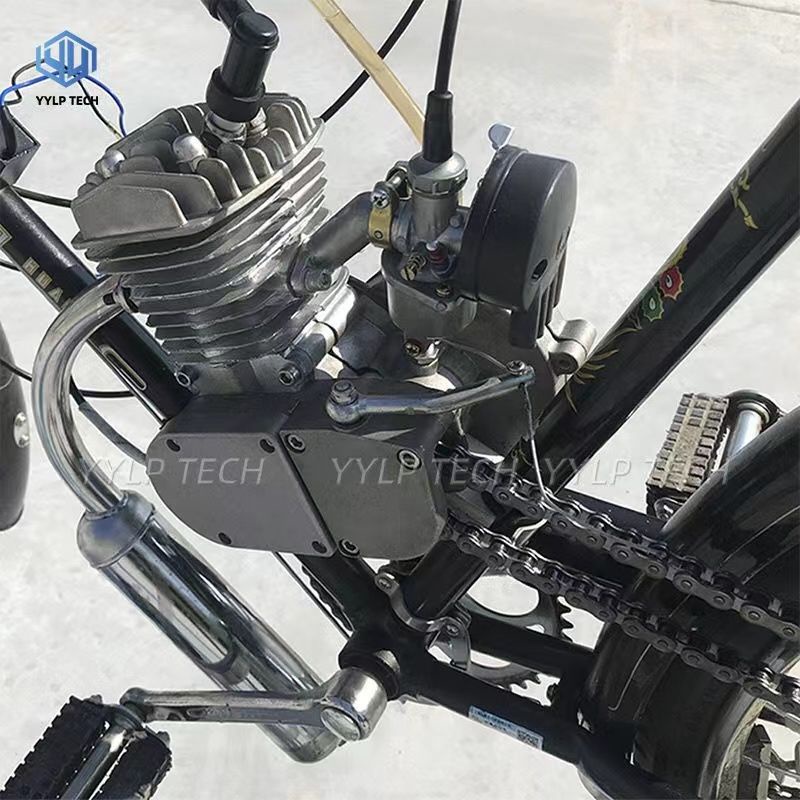 自行車改裝燃油摩托車汽油機80CC發動機 DIY套件全套 提升速度