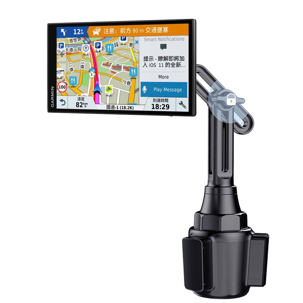 Garmin 65 garmin76固定 導航 支架DriveSmart 76 53 杯架背扣 卡扣 扣具 底座固定車架