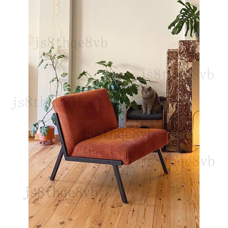丹麥依諾維紳北歐簡約單人沙髮維剋現代客廳臥室書房陽臺休閒單椅