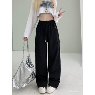 特大碼X-6XL✨大尺休閒褲✨可穿100公斤oversize 大碼女裝美式工裝褲 女秋季高腰 梨形顯瘦 加大尺碼運動褲