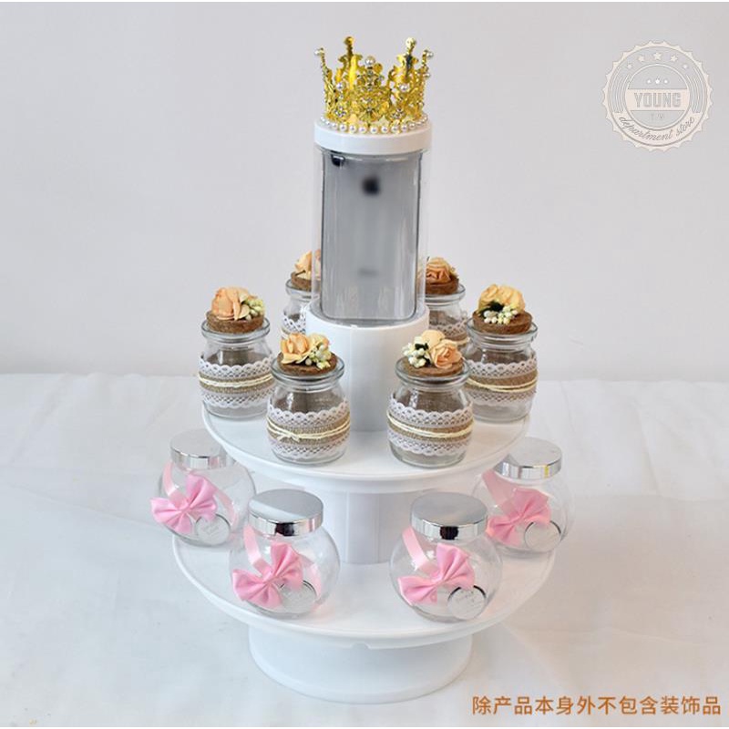 熱銷＊🎂蛋糕噴噴台🎂 驚喜生日蛋糕架噴噴台網紅 創意 禮物神器彈射蛋糕台父親節抽錢機關