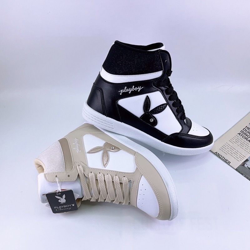 花的貓 Playboy 2023秋冬新款 休閒鞋 高筒鞋 內增高鞋 台灣製造 Y9622
