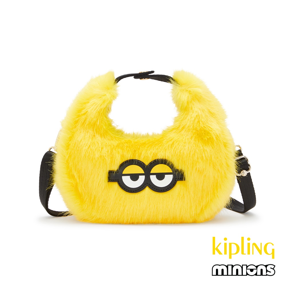 KIPLING LOVES MINIONS 小小兵聯名系列 彎月型手提斜背包-KEVIN