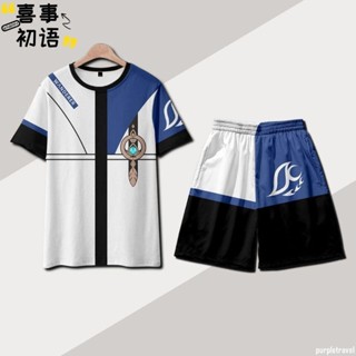 原神散兵短袖T恤流浪者cos服羽織和服遊戲二次元印象男女寬松衣服上衣T 短袖 大尺碼短袖 成人兒童動漫周邊短袖🔥