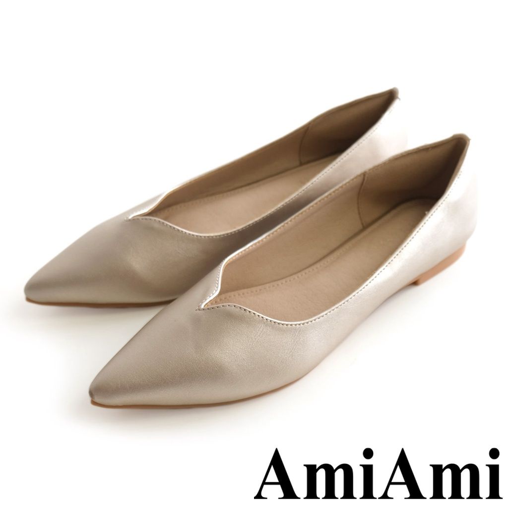 【AmiAmi】 V 型切割尖頭高跟鞋 女鞋｜低奢系一 FX2014