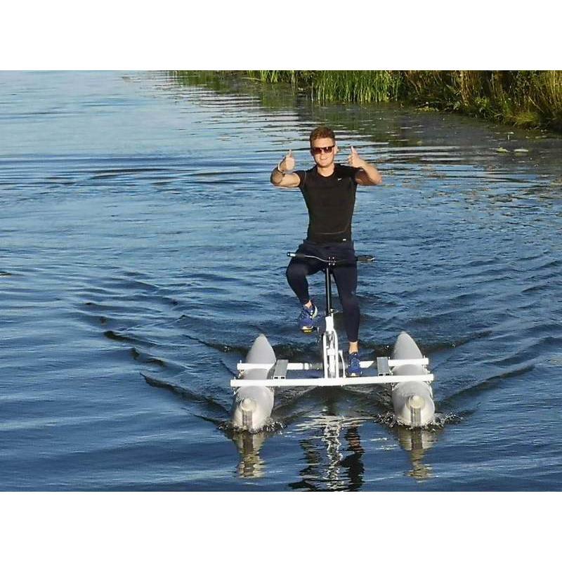 🔥現貨熱賣🔥開立發票🔥廠家直銷便攜運動探險型水上自行車公園水上腳踏船 皮劃艇 充氣艇