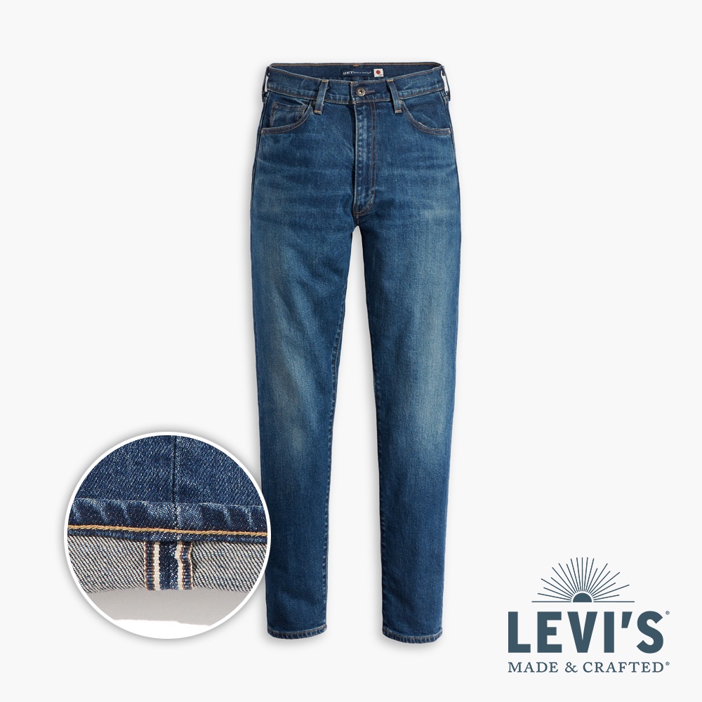 Levis LMC MIJ日本製 高腰修身窄管牛仔長褲 日本職人水洗工藝 靛藍赤耳 女 A2170-0003 熱賣單品