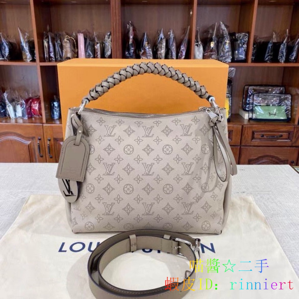 二手LV 路易威登 Beaubour Hobo 經典鏤花 小牛皮 手提包 單肩包 斜挎包 M56084 中號