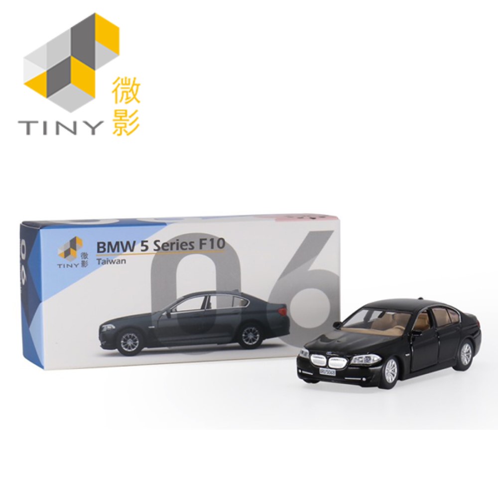 [Tiny] BMW 5 Series F10 Alpine White III 黑色 TW06模型車 金屬 收藏