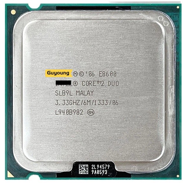 ✹Yzx Core 2 Duo E8600 3.3 GHz 二手雙核 CPU 處理器 6M 65W L