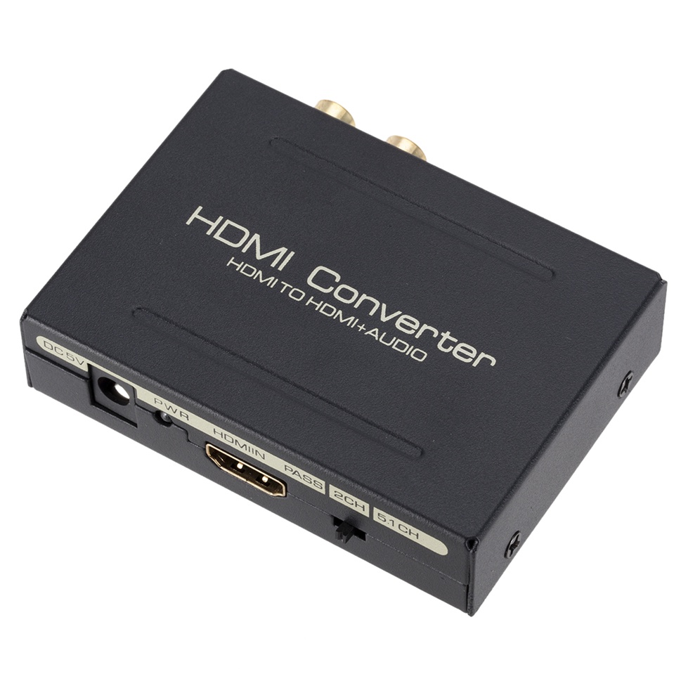 Hdmi 兼容音頻提取器 5.1ch 2.0ch 立體聲提取器轉換器光纖 TOSLINK SPDIF + L/R 音頻分