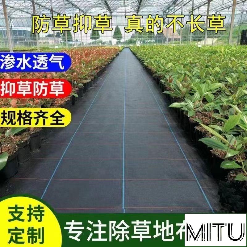 MiTu嚴選-防草布農用加厚園藝除草布地布耐用抗老化戶外遮蓋草果樹園林透氣
