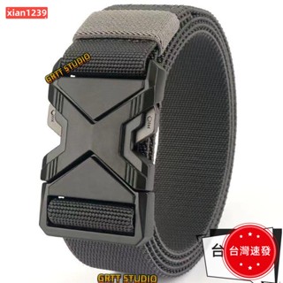免運 ⚡男士腰帶 鬆緊皮帶 彈力皮帶 編織皮帶 金屬扣頭 運動腰帶 可調節長度 多功能休閑牛仔褲帶 腰帶⚡