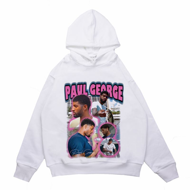 歐美式hiphop籃球嘻哈保羅·喬治PaulGeorge連帽衛衣男女加絨外套