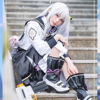 蔚藍檔案 周邊 cos Blue Archive 碧藍檔案 白洲梓 cos服女裝Lolita裙 QN3B