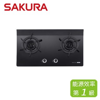SAKURA 櫻花 二口雙炫火玻璃檯面爐 G-2922AG(NG1)