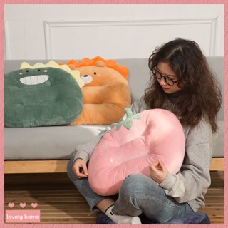 【Lovely home】卡通墊子辦公室久坐椅墊學生可愛凳子墊午睡枕頭抱枕汽車護腰靠墊