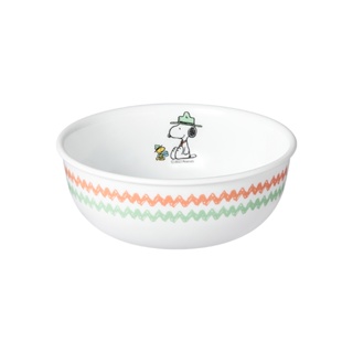 【美國康寧 CORELLE】史努比 SNOOPY 露營趣 473ml韓式湯碗