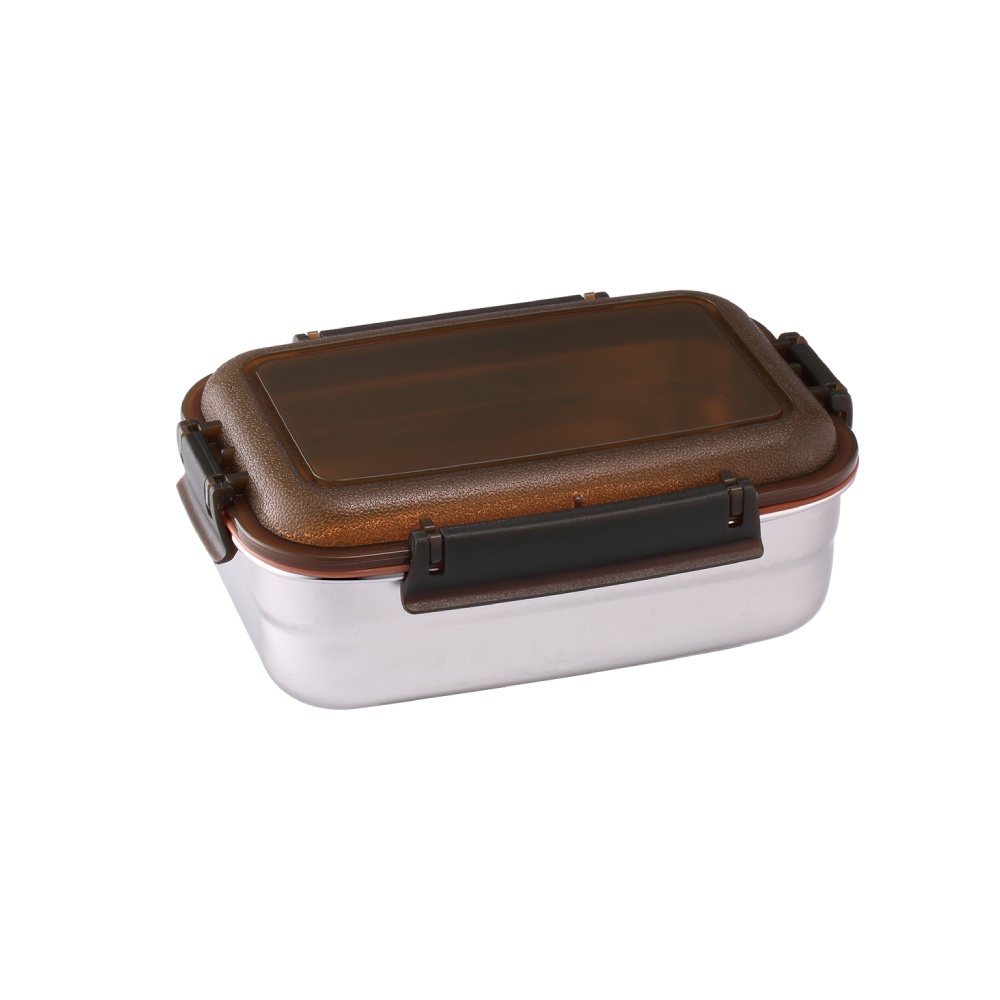 【掌廚可樂膳】 316不鏽鋼可微波長方保鮮便當盒/保鮮盒/850ML/可微波 &lt;多件專案&gt;