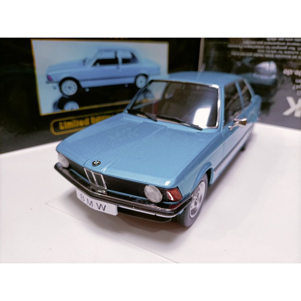 KK 1 18 寶馬雙門豪華轎車模型BMW 318i E21 1975 藍少許瑕疵特價