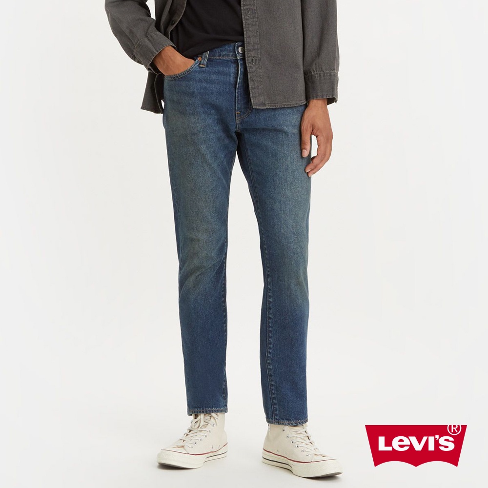 Levis 511低腰修身窄管牛仔褲 精工深藍染作舊水洗 赤耳 彈性布料 男 04511-5551 熱賣單品