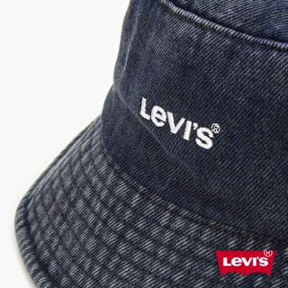 Levis 丹寧漁夫帽 / 精工刺繡Logo 男女 D7801-0001 人氣新品