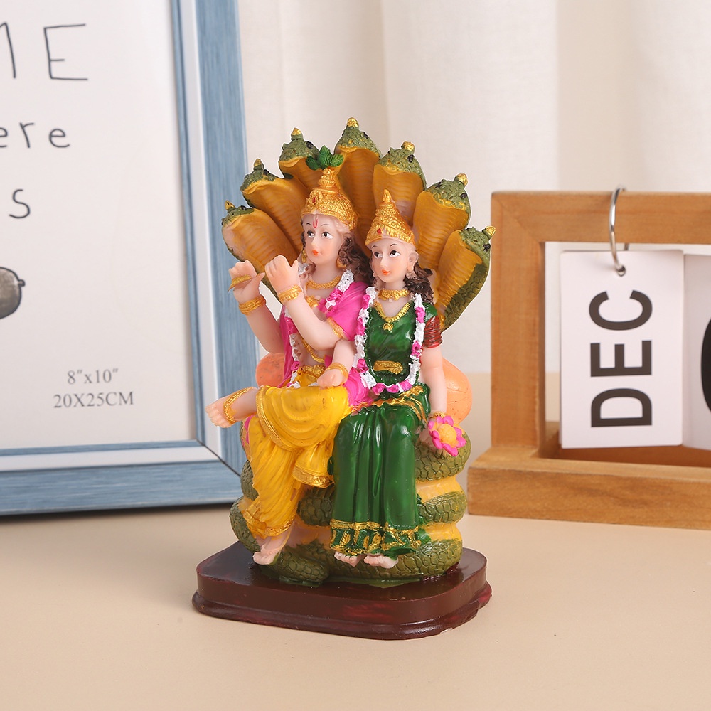 創意新款印度樹脂神像情侶工藝品擺件 泰國女神桌面裝飾品工廠批—