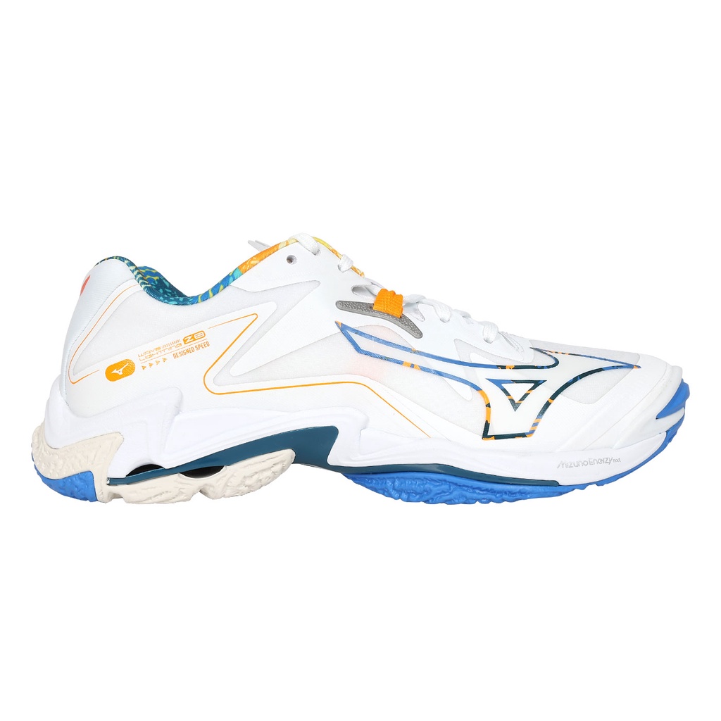 MIZUNO WAVE LIGHTNING Z8 男排球鞋( 訓練 美津濃 「V1GA240056」 白藍橘