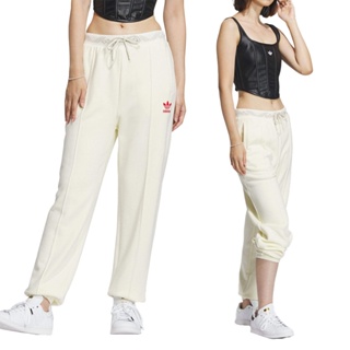 Adidas Track Pant W 女款 白色 休閒 運動 寬鬆 日常 長褲 IX4238