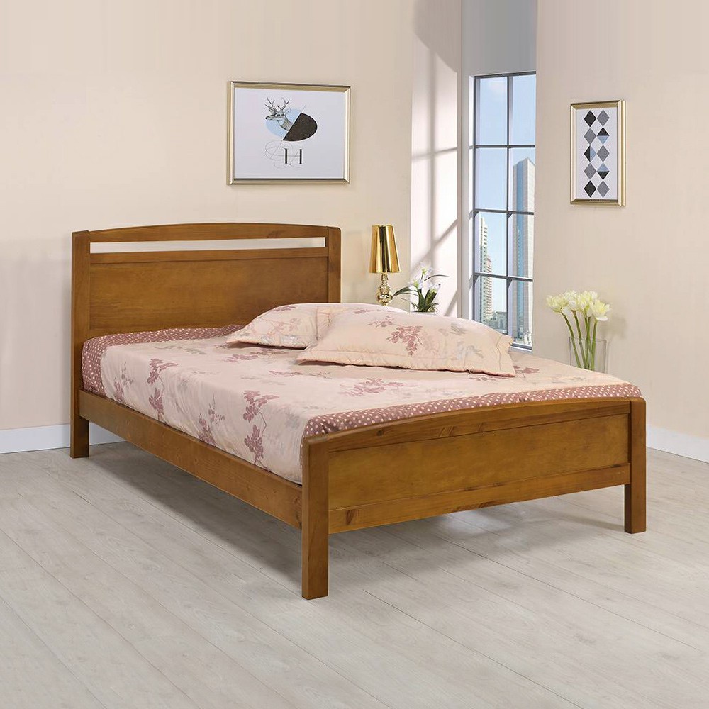 YoStyle 香川床架組-單人3.5尺(不含床墊) 單人床架 實木床架 單人床 專人配送安裝