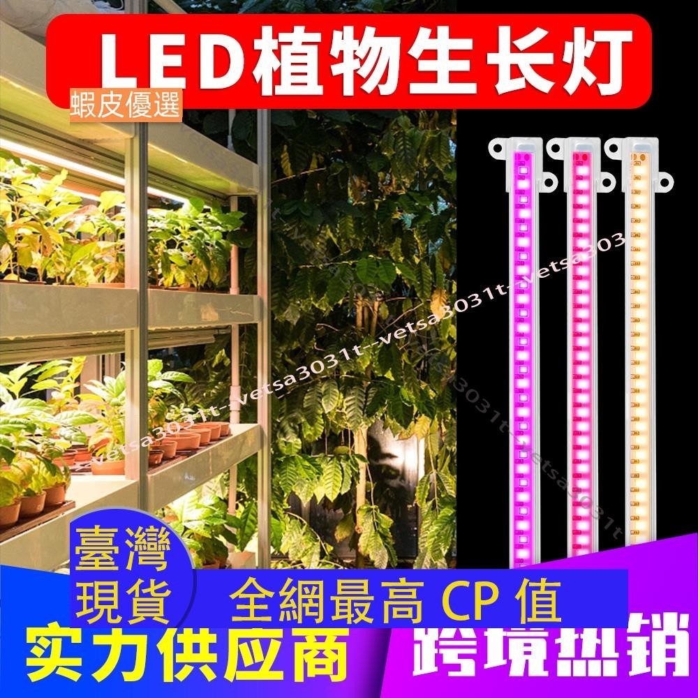 ❤️臺灣直發全光譜LED植物生長燈管USB可調光定時5V室內家用水培植物燈條園藝花卉幼苗植物種植櫥櫃架補光燈防水太陽光