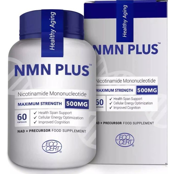 【下殺價】英國 NMN PLUS 500mg 煙酰胺單核苷酸 60粒-安妮亞全球購815