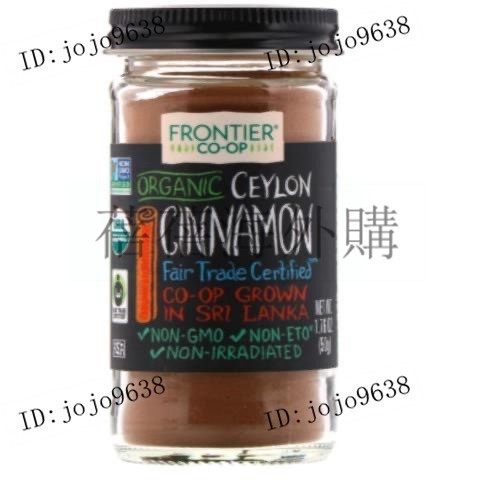 【優選】Frontier Natural Products Cinnamon 有機錫蘭rou桂粉 【蓓蓓海外购】1.27